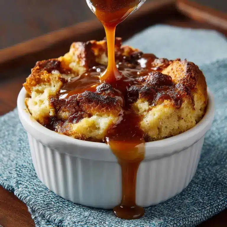 Salted Caramel Bread Pudding Recipe