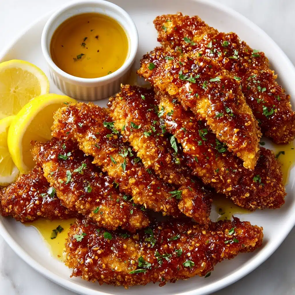 Crispy Honey Lemon Chicken Tenders Recipe
