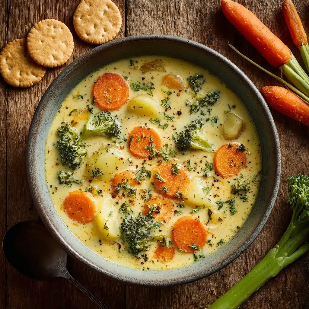 Cheesy Vegetable Chowder Recipe