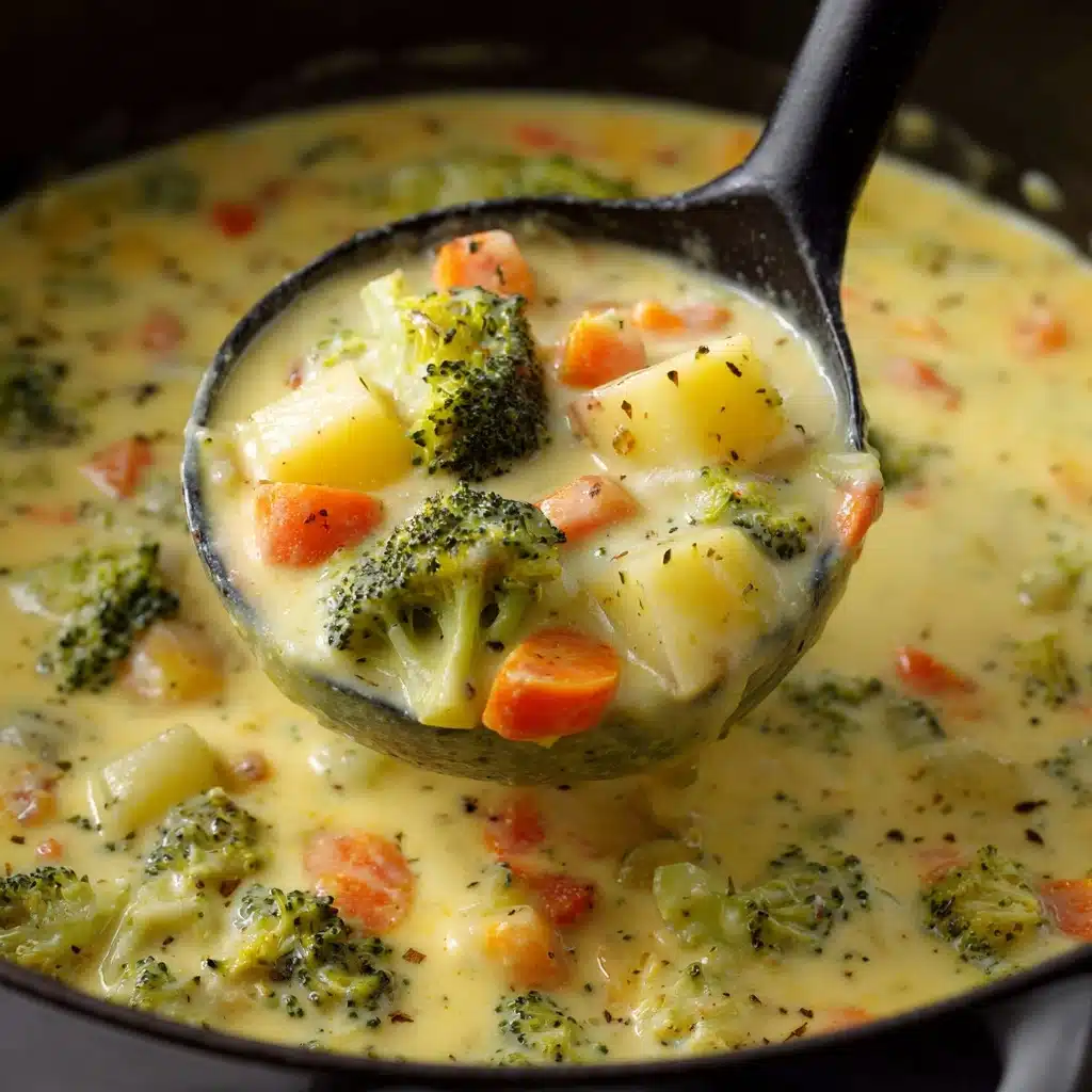 Cheesy Vegetable Chowder Recipe - Recipe Image