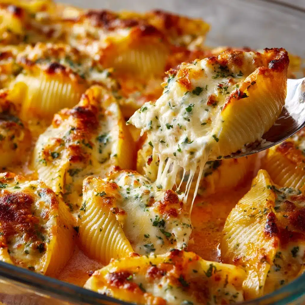 Chicken Scampi Stuffed Pasta Shells Recipe