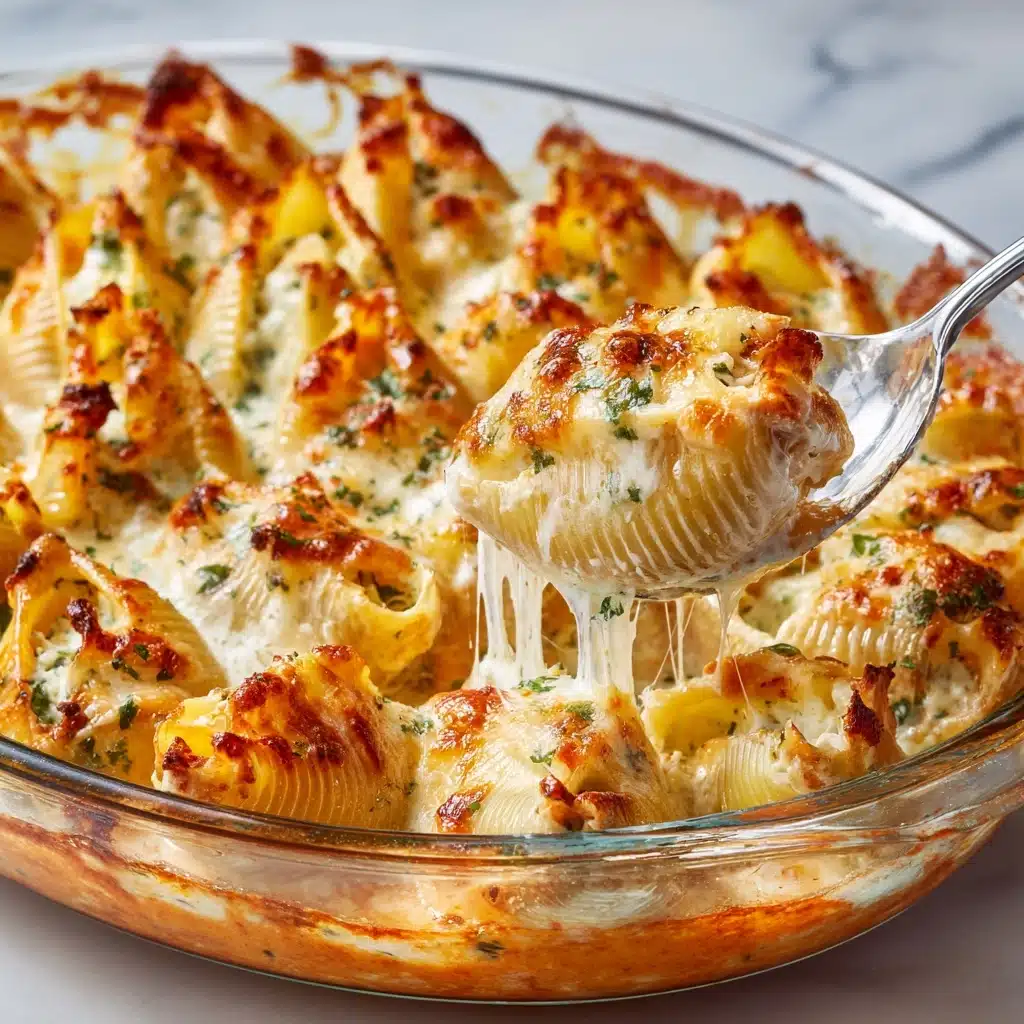 Chicken Scampi Stuffed Pasta Shells Recipe - Recipe Image