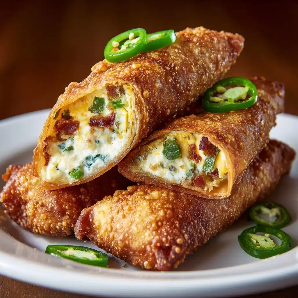 Bacon Jalapeño Popper Eggrolls Recipe