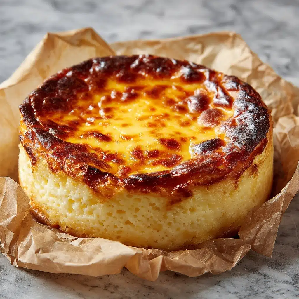4-inch Mini Burnt Basque Cheesecake for One/Two Recipe