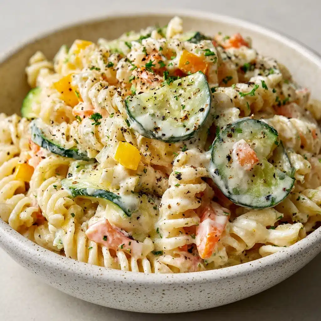 Tzatziki Pasta Salad Recipe - Recipe Image