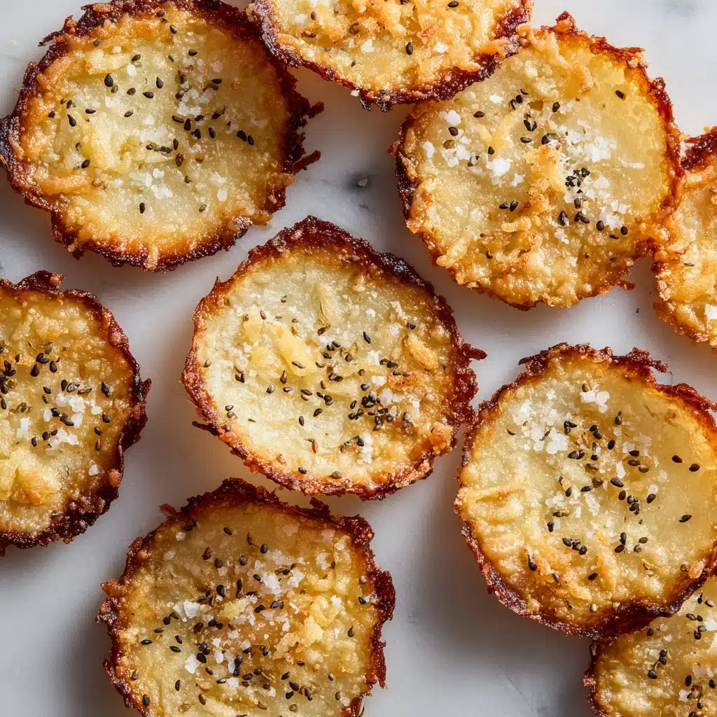 KETO EVERYTHING BAGEL CHEESE CHIPS RECIPE - Recipe Image