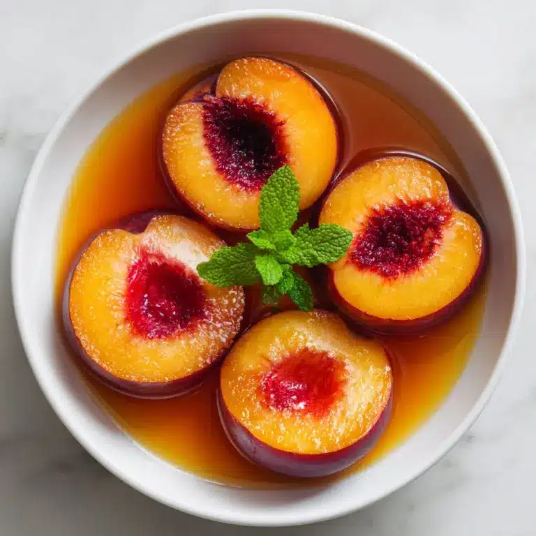Cinnamon Sugar Baked Peaches Recipe