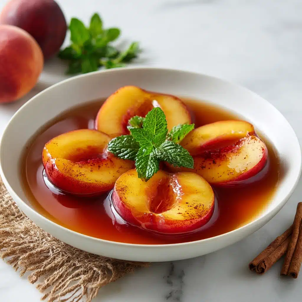 Cinnamon Sugar Baked Peaches Recipe - Recipe Image
