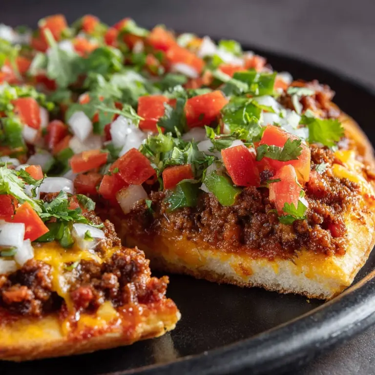 Easy Taco Pizza Recipe