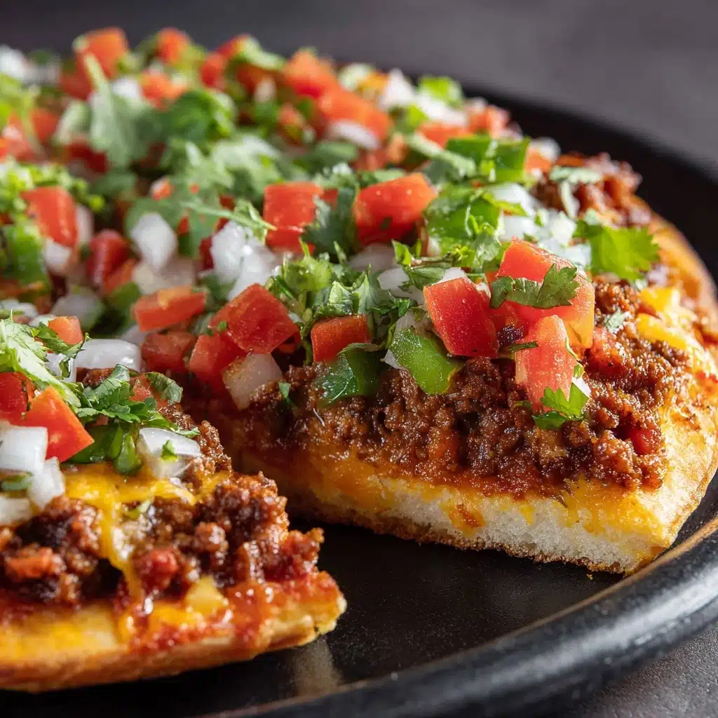 Easy Taco Pizza Recipe - Recipe Image