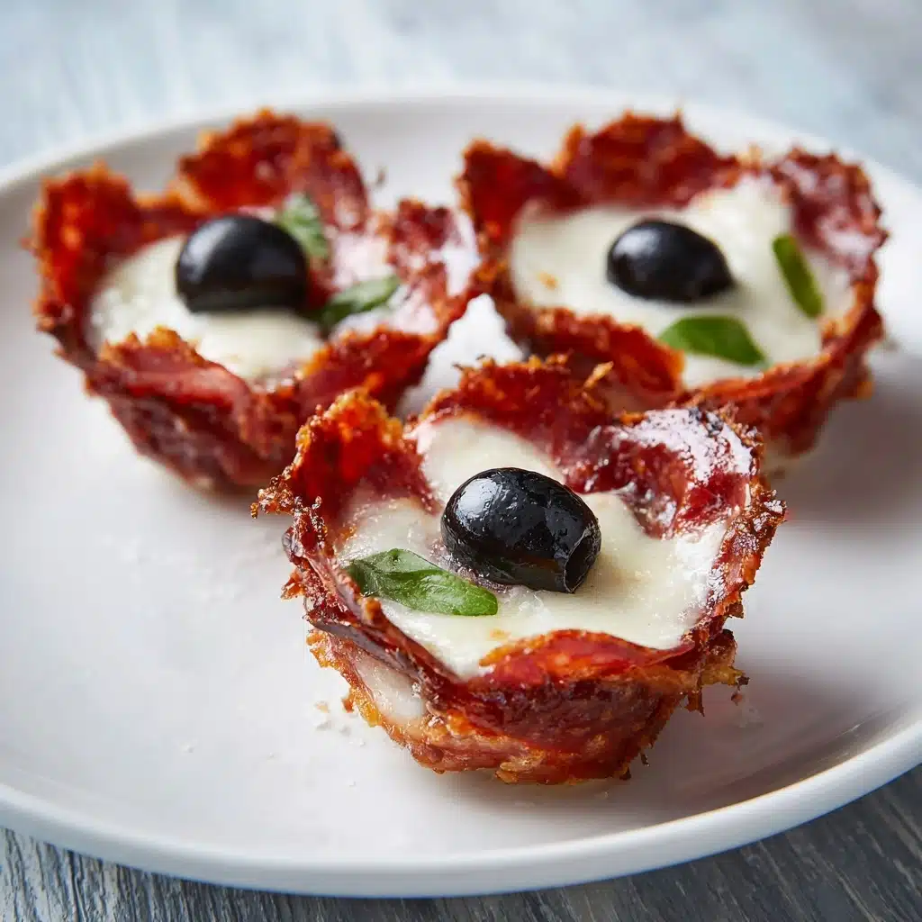 Low Carb Pepperoni Cups Recipe - Recipe Image