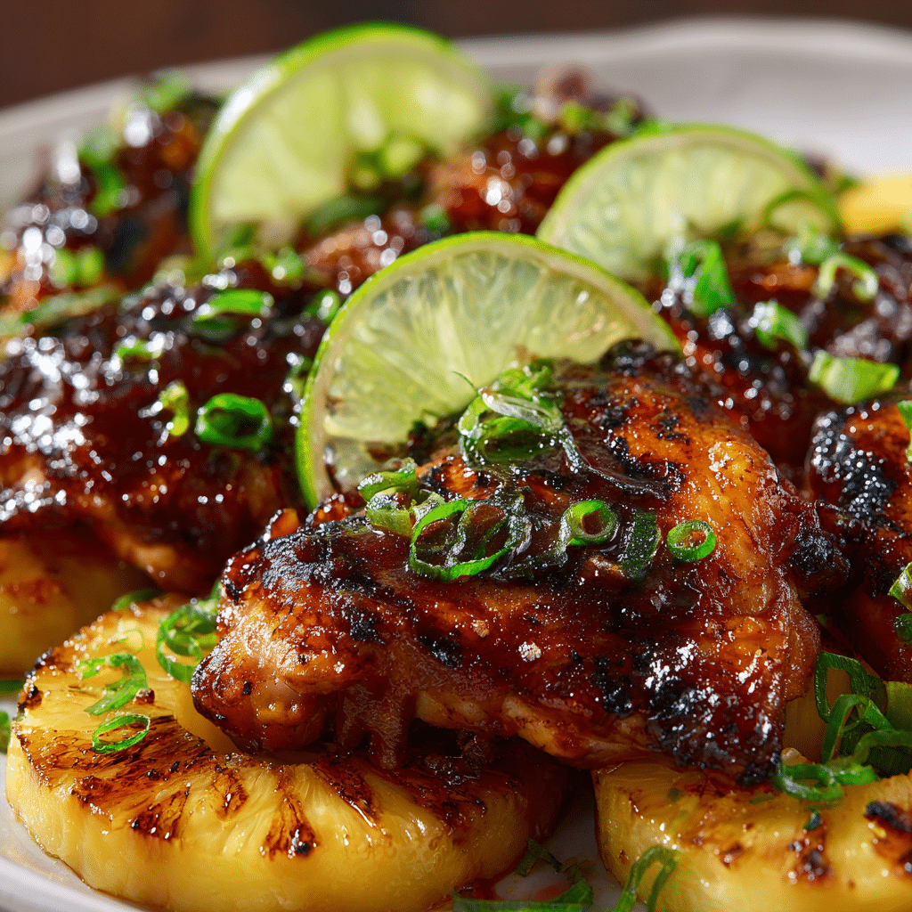 Huli Huli Chicken (Tropical Hawaiian chicken) Recipe - Recipe Image