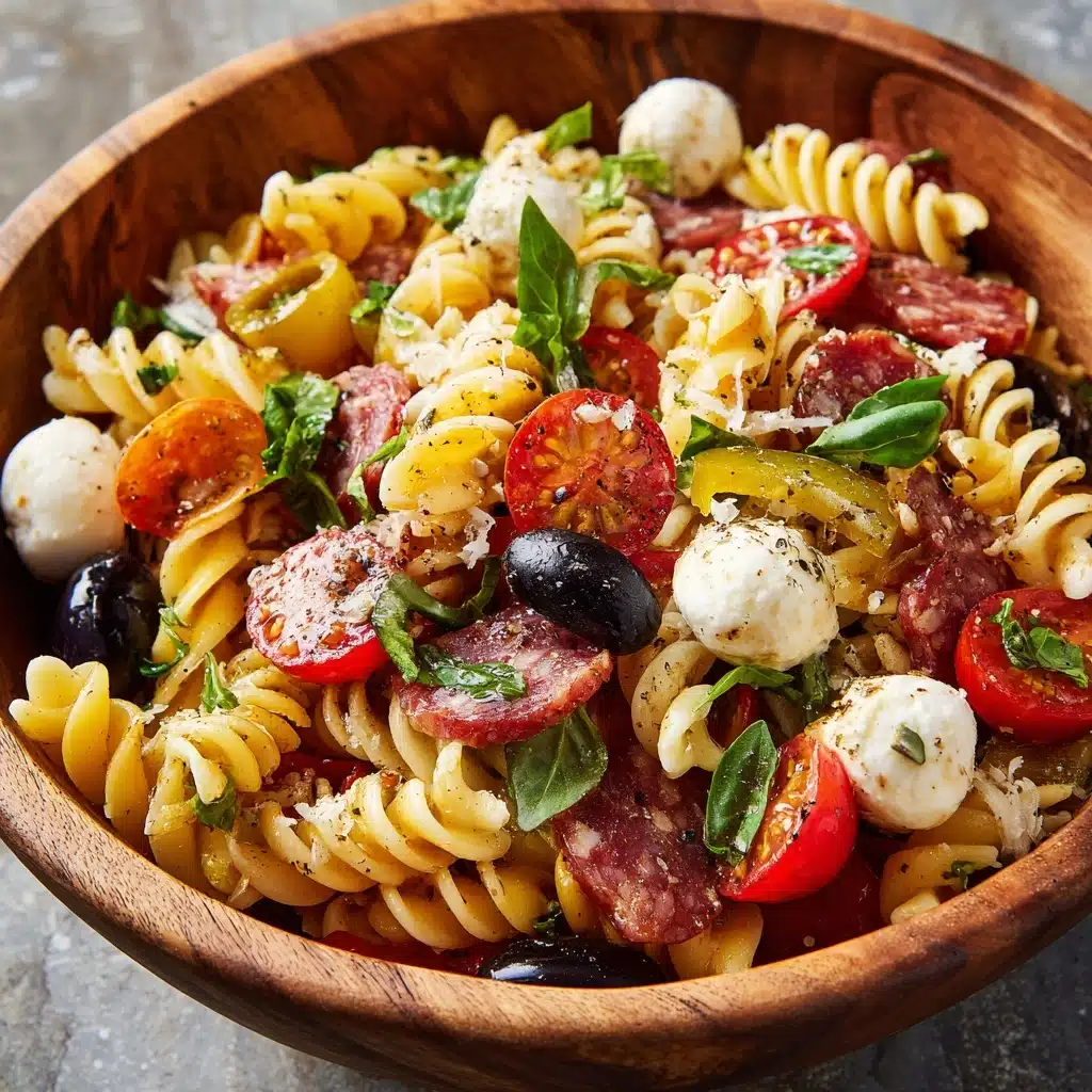Easy Italian Antipasto Pasta Salad Recipe