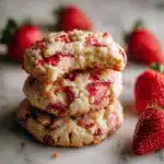Soft Strawberry Shortcake Cookies Recipe