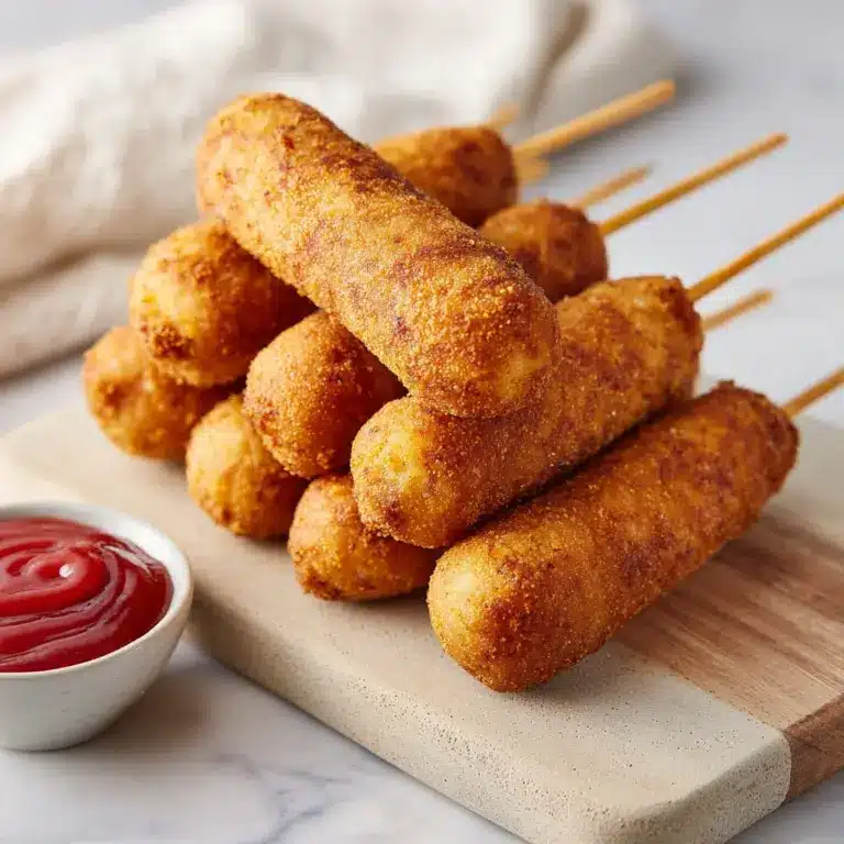 Keto Air Fryer Corn Dogs Recipe