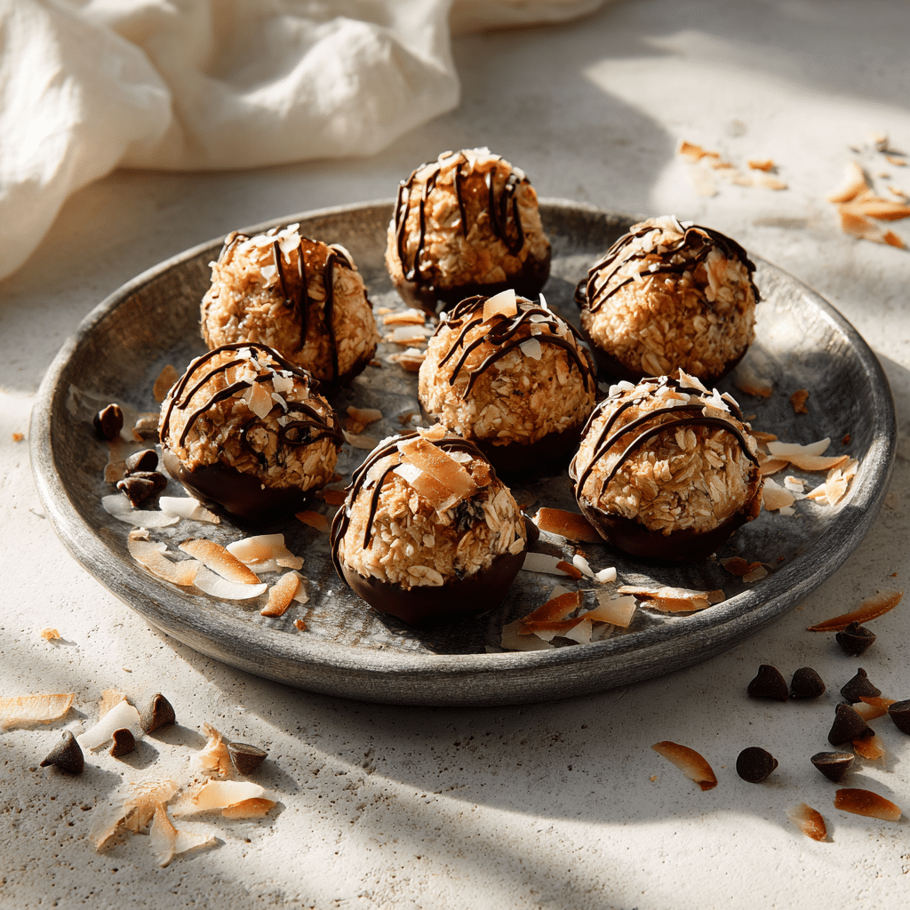 Samoa Cookie Protein Balls Recipe - Recipe Image