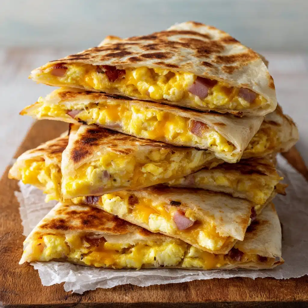Freezer Breakfast Quesadillas 4 Ways Recipe - Recipe Image