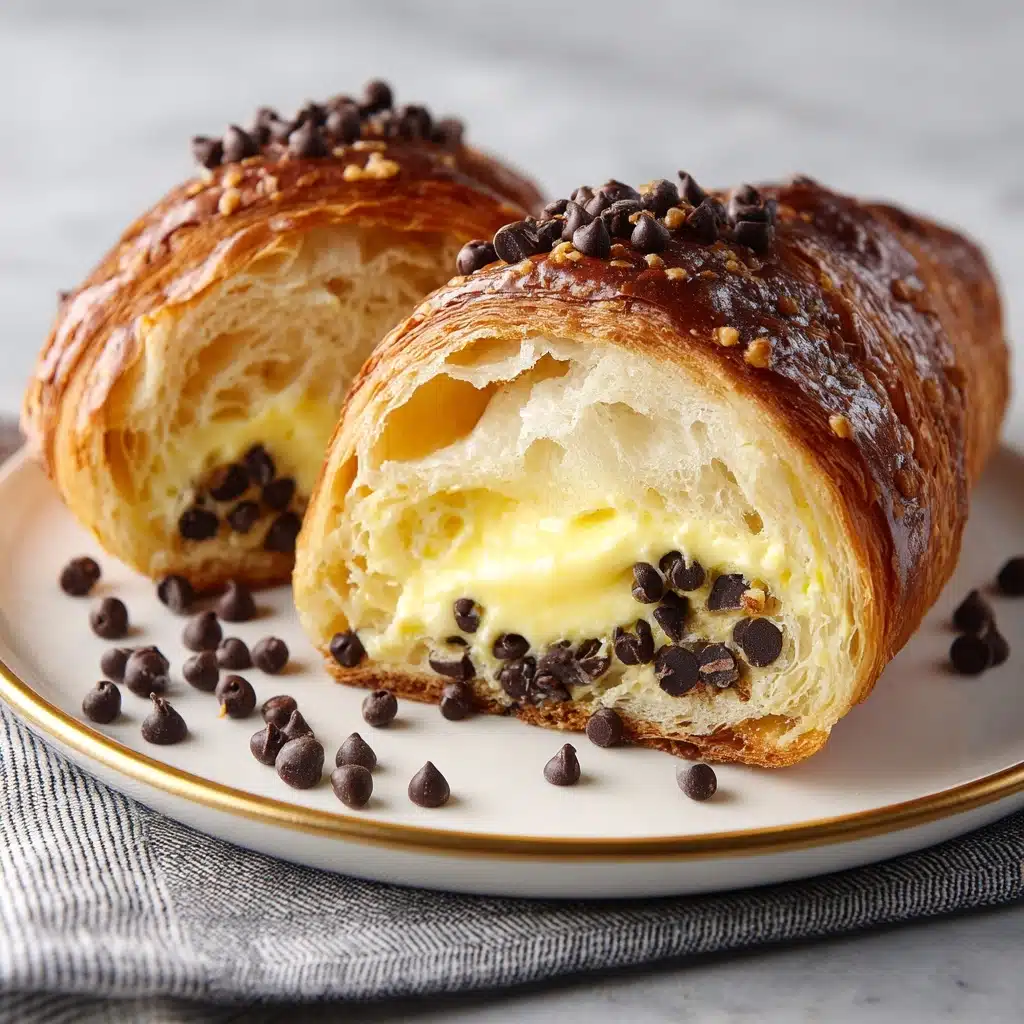 Chocolate Chip Vanilla Custard Brioches Recipe - Recipe Image