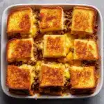 Grilled Cheese Sausage and Egg Breakfast Casserole Recipe