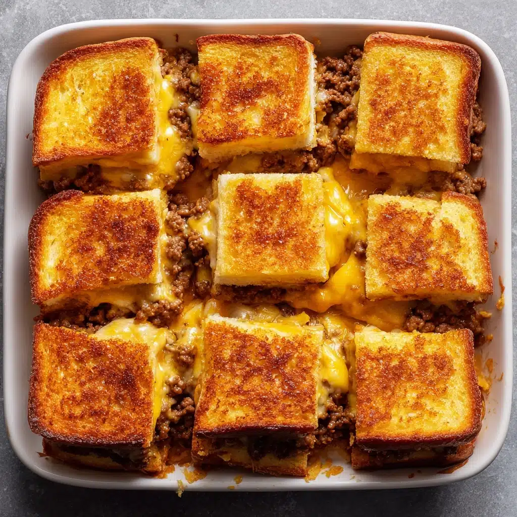Grilled Cheese Sausage and Egg Breakfast Casserole Recipe