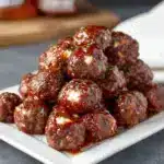 Smoked Cheese Stuffed Meatballs Recipe