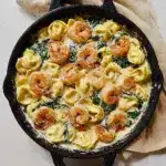 Shrimp Tortellini with Garlic Sauce Recipe