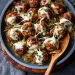 Crock-Pot French Onion Meatballs Recipe