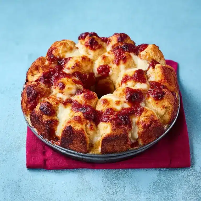 Cranberry and Brie Holiday Pull-Apart Bread Recipe