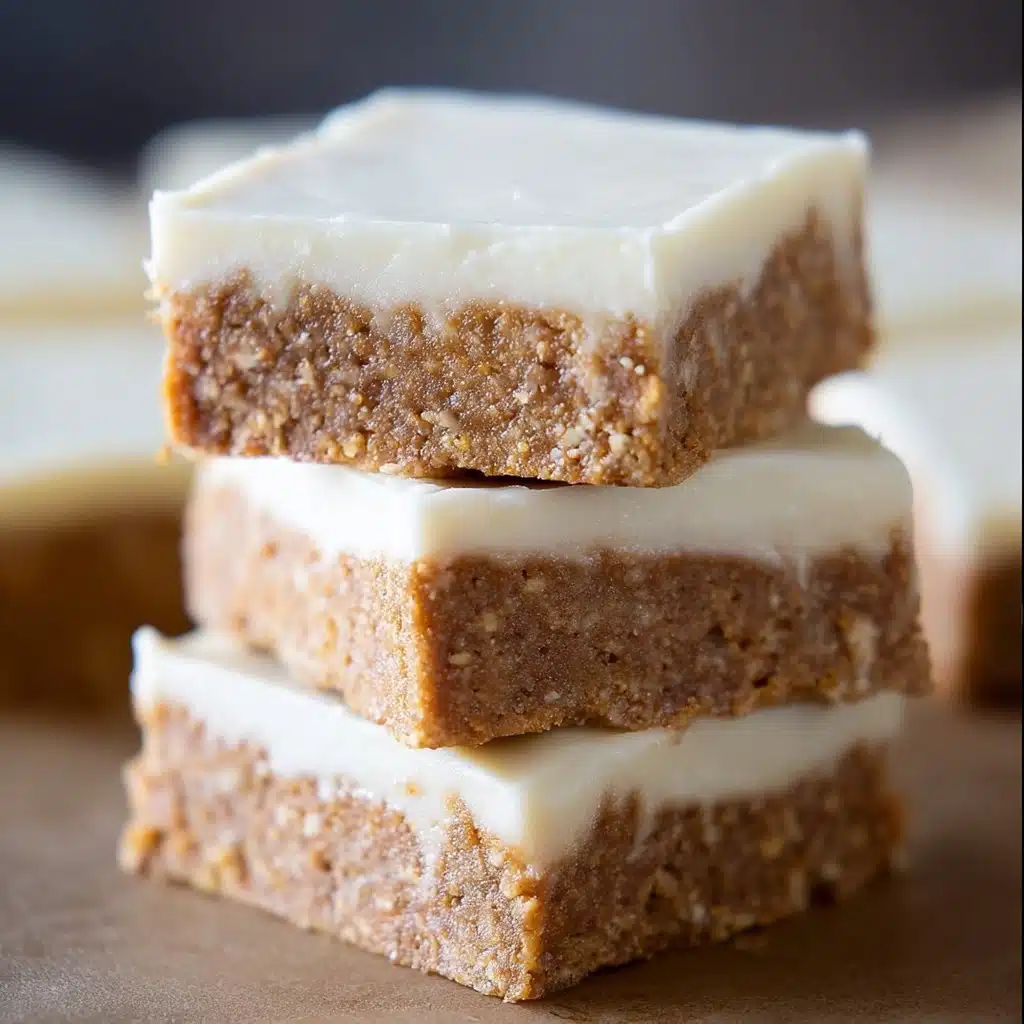 No Bake Vanilla Almond Butter Buckeye Bars Recipe