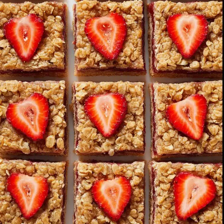 Strawberry Oatmeal Bars Recipe