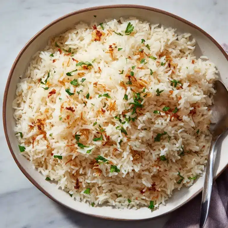 Rich and Savory Golden Onion Butter Rice Recipe