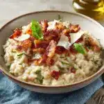 Caramelized Onion, Bacon, and Parmesan Risotto Recipe