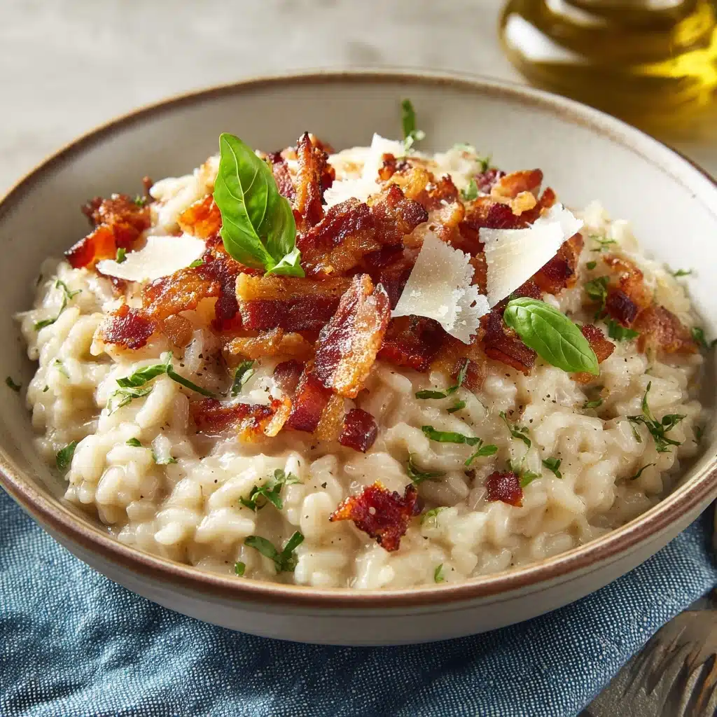Caramelized Onion, Bacon, and Parmesan Risotto Recipe