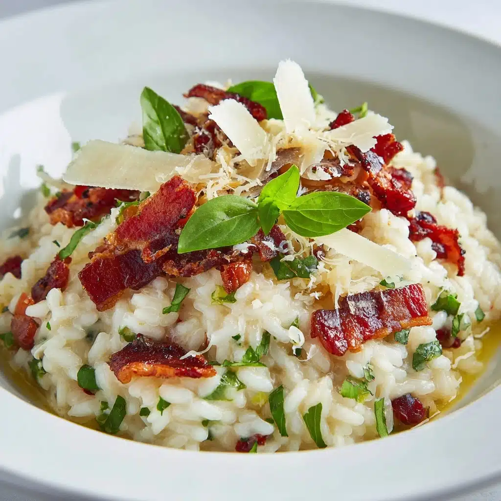 Caramelized Onion, Bacon, and Parmesan Risotto Recipe - Recipe Image