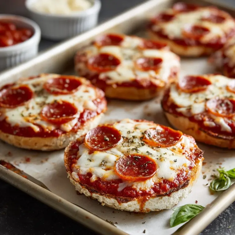 Air Fryer Pizza Bagels Recipe