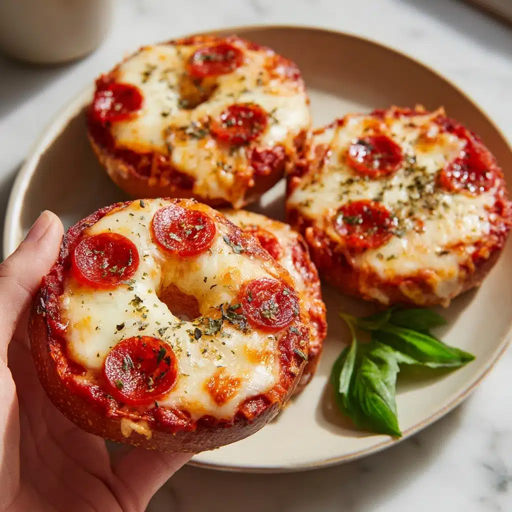 Air Fryer Pizza Bagels Recipe - Recipe Image