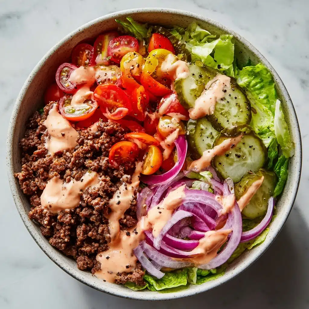 Healthy Burger in a Bowl Recipe