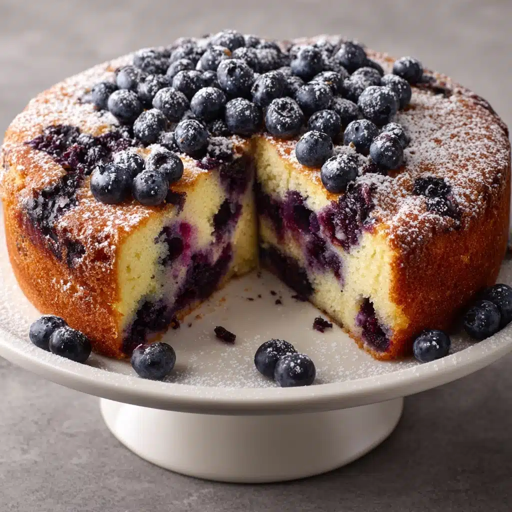 Blueberry Sour Cream Coffee Cake Recipe - Recipe Image