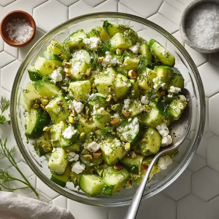 Smashed Cucumber Salad - With Feta and Dill Recipe