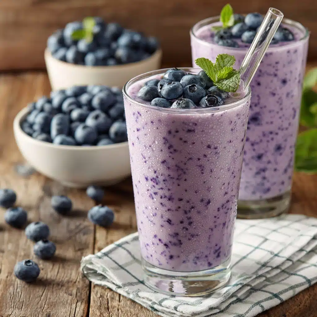 Keto Smoothie - Blueberry Recipe - Recipe Image