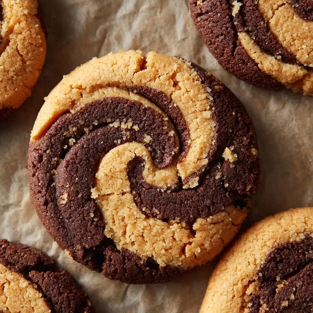 Chocolate-Peanut Butter Swirl Cookies Recipe - Recipe Image