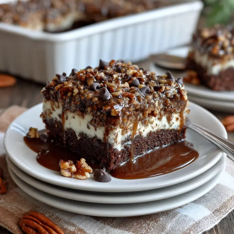 German Chocolate Poke Cake Recipe