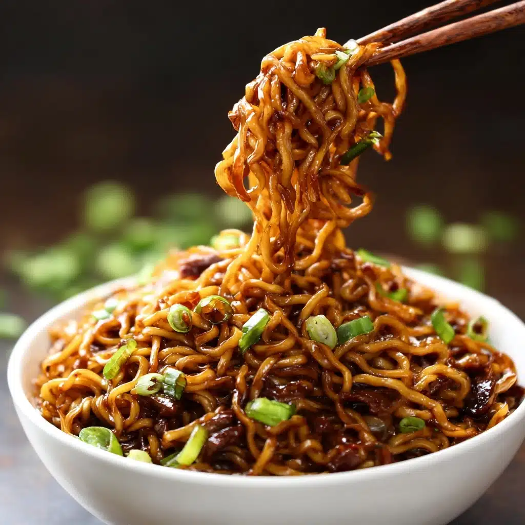 Easy Saucy Ramen Noodles Recipe - Recipe Image