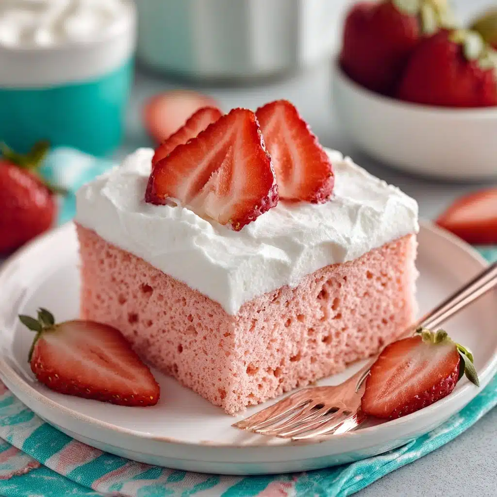 Easy Strawberry Tres Leches Cake Recipe - Recipe Image
