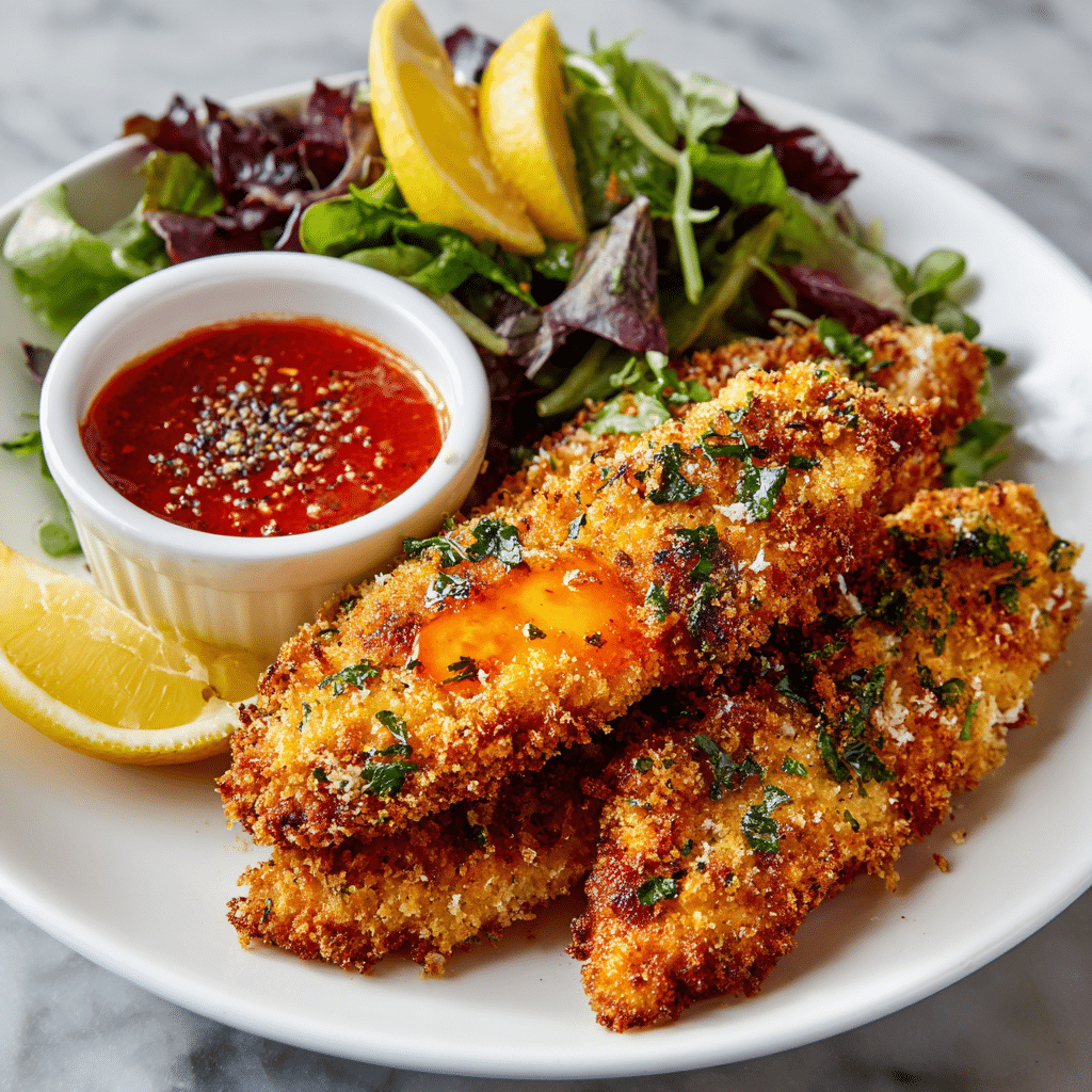Air Fryer Chicken Tenders - Low-Carb and Gluten-Free Recipe - Recipe Image