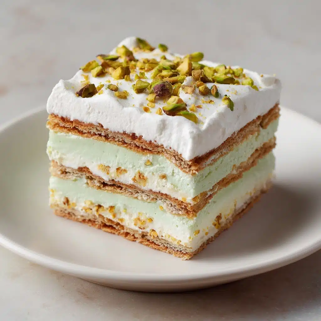Pistachio Pudding Icebox Cake Recipe - Recipe Image