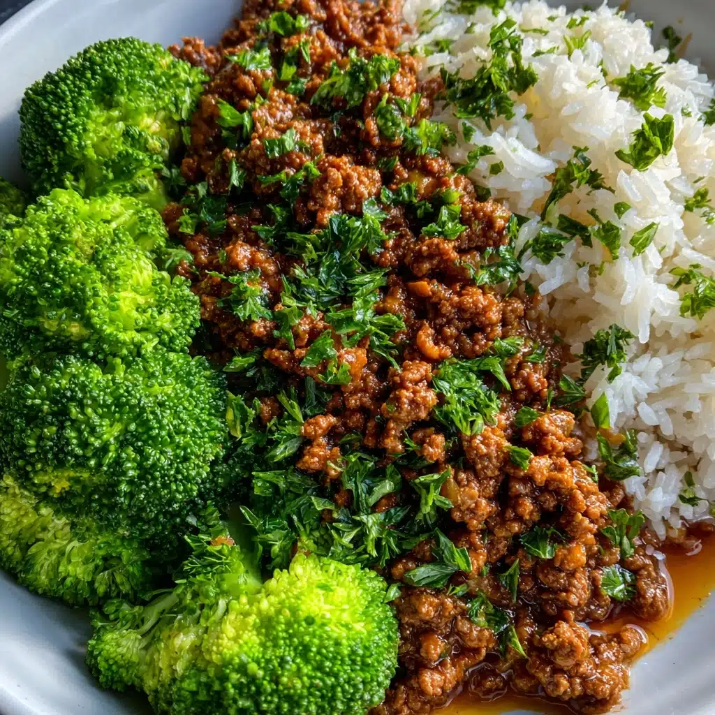 Sweet and Spicy Ground Turkey & Broccoli Bowls: An Incredible, Flavorful 7-Ingredient Weeknight Meal Recipe - Recipe Image