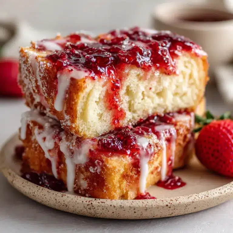 Sweet Focaccia with Raspberry Jam Recipe