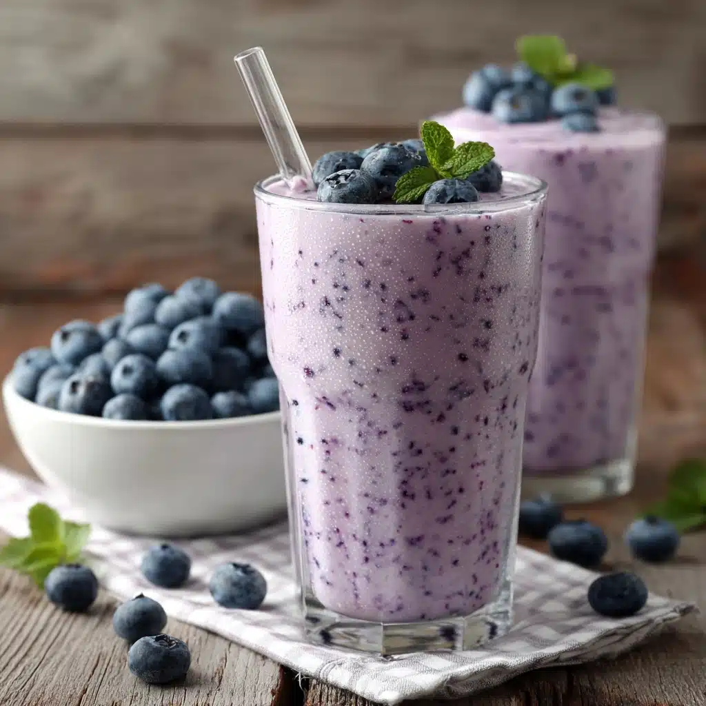 Keto Smoothie - Blueberry Recipe - Recipe Image