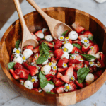 Summer Strawberry Caprese Salad Recipe